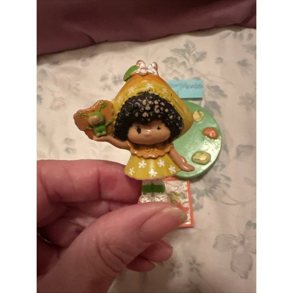 Vintage 1980's Strawberry Shortcake ORANGE BLOSSOM & Marmalade 2 In Set With Art